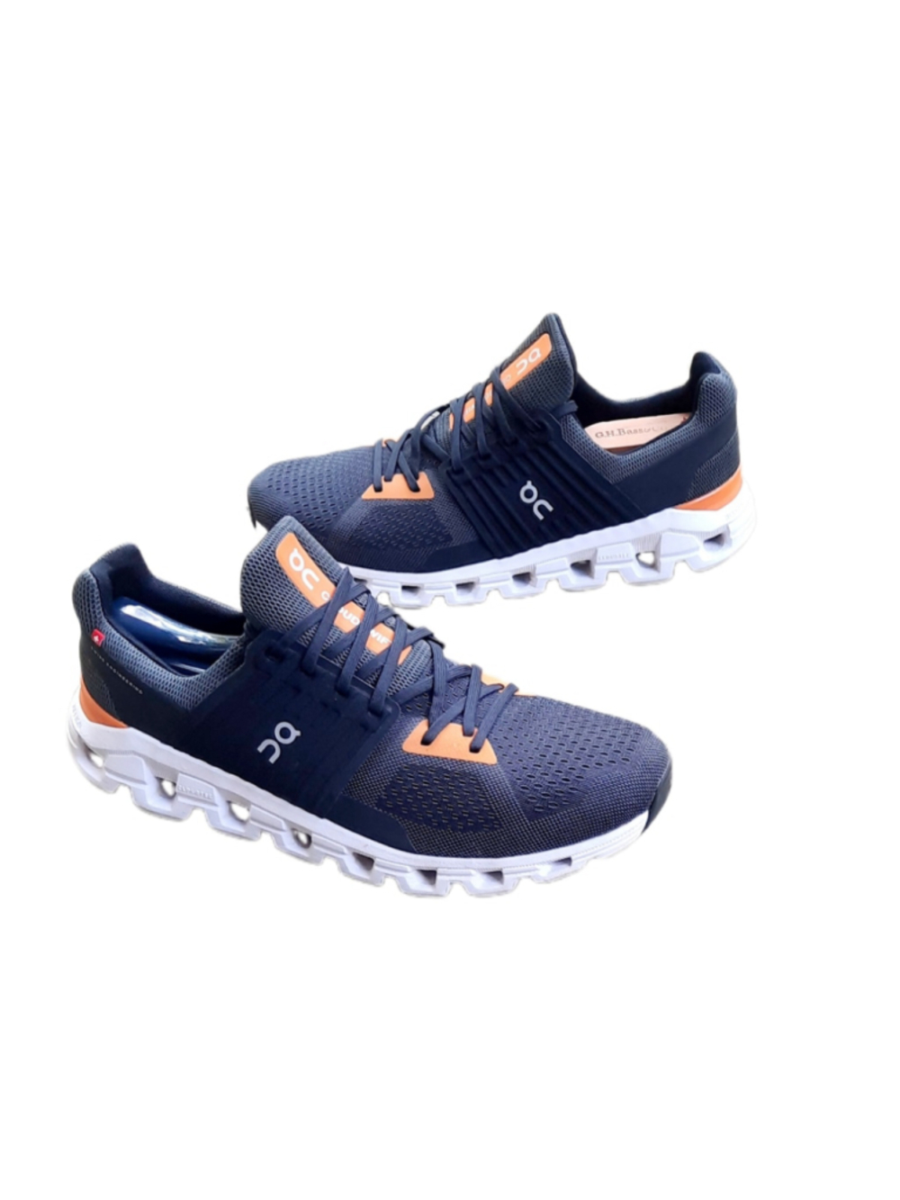 On Cloud Cloudswift Denim /Mid Night Blue/orang Running Athletic Men's Size 12